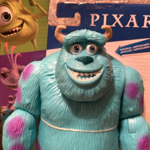 Disney Pixar Monsters, Inc. Mike Wazowski, Boo and Sulley posable figures!! NEW - Picture 2 of 6